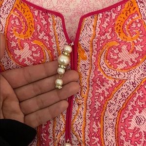 Printed shirt and dupatta